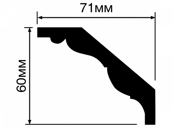 Карниз А90E2 HIWOOD