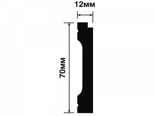 Плинтус B70V3 HIWOOD