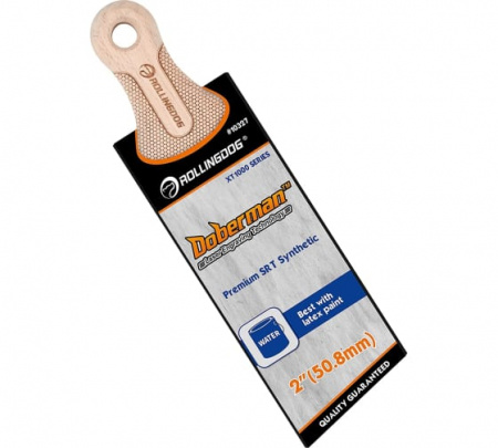 Плоская кисть Rollingdog DOBERMAN XT1000 50 мм, короткая ручка, угловой срез