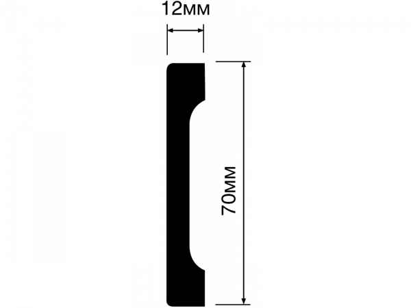 Плинтус B70V1 HIWOOD