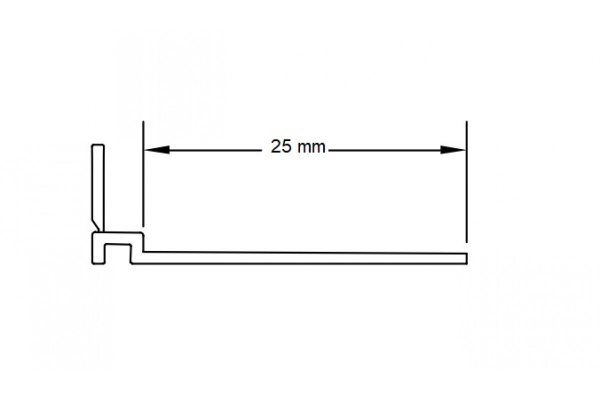 PROTEKTOR ART. 37862 - Профиль для скользящего примыкания с отрывной полосой