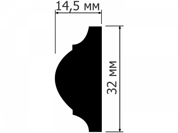 Молдинг D32 HIWOOD