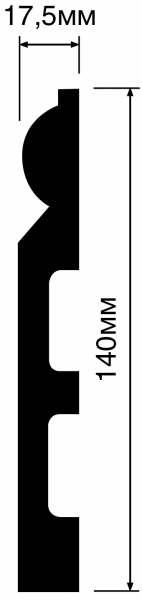 Плинтус B140 HIWOOD