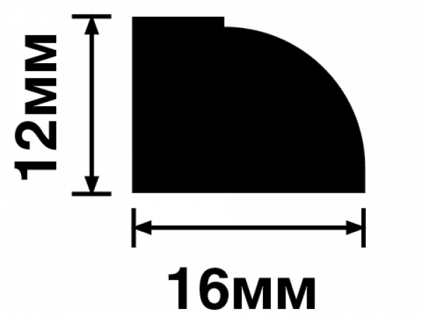 Молдинг D16V1 HIWOOD