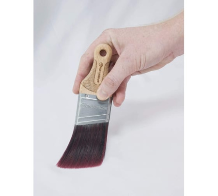 Плоская кисть Rollingdog DOBERMAN XT1000 50 мм, короткая ручка, угловой срез